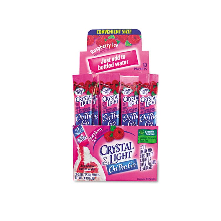 KRAFT FOODS, Flavored Drink Mix, Raspberry Ice, 30 .08oz Packets/Box (CRY79800) thumbnail 3