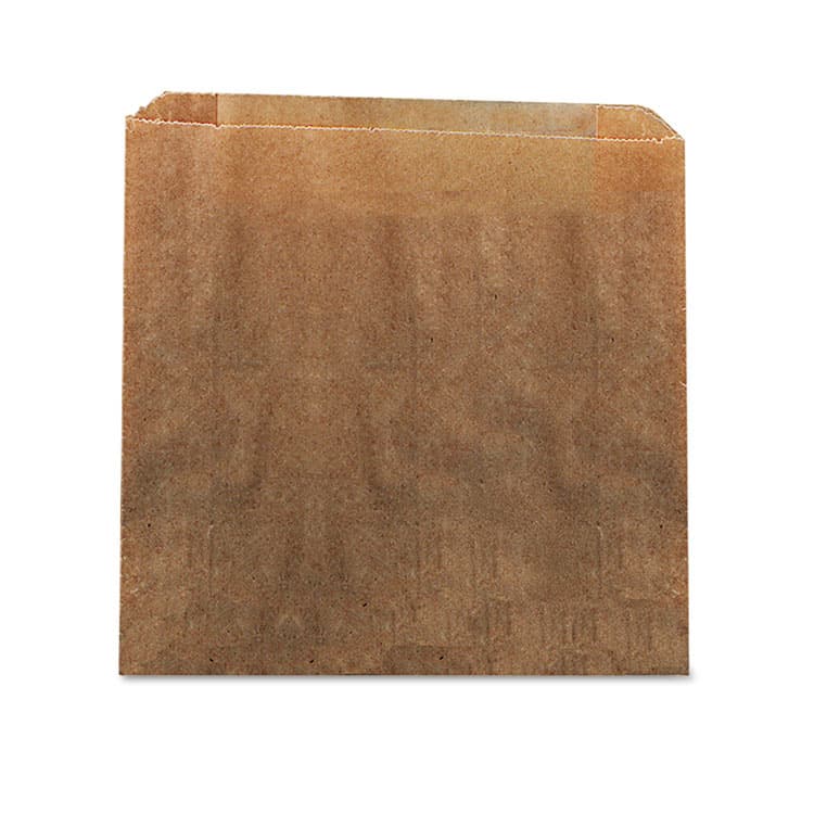 HOSPECO Waxed Kraft Liners, 10.5" x 3.25" x 9.38", Brown, 250/Carton (HOS6141)