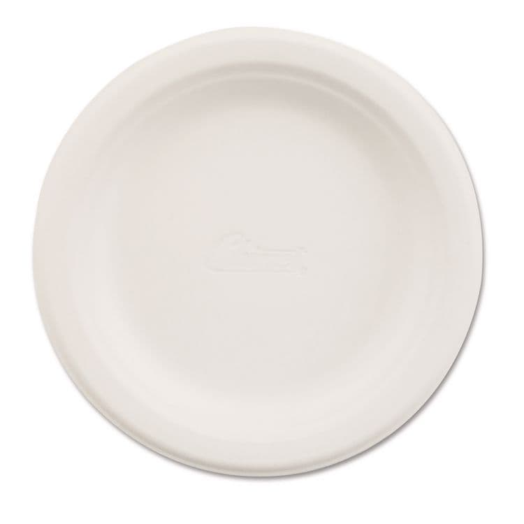 HUHTAMAKI Paper Dinnerware, Plate, 6" dia, White, 1,000/Carton (HUH21225)