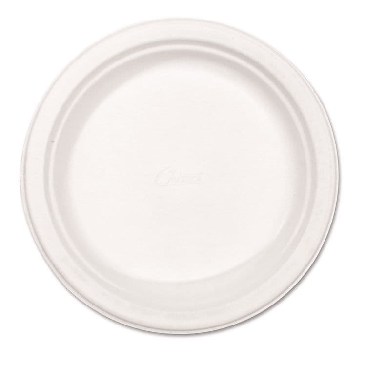 HUHTAMAKI Paper Dinnerware, Plate, 8.75" dia, White, 500/Carton (HUH21227)