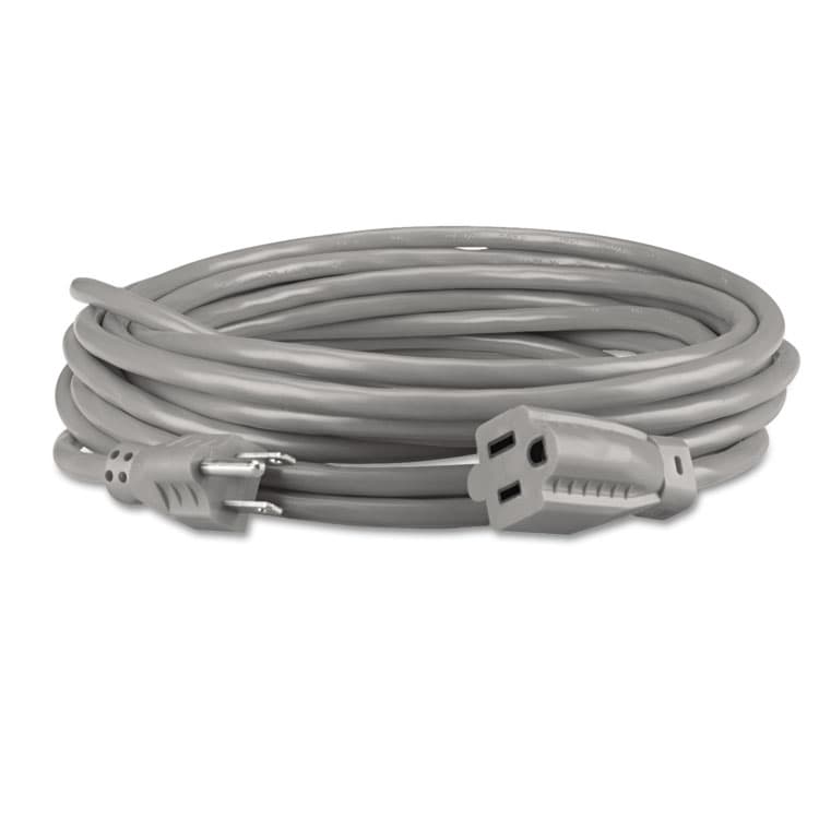 INNOVERA Indoor Heavy-Duty Extension Cord, 15 ft, 13 A, Gray (IVR72215) thumbnail 2