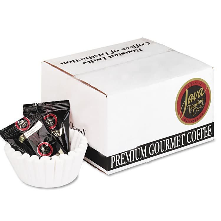 JAVA TRADING CO. Coffee Portion Packs, 1.5oz Packs, 100% Colombian, 42/Carton (JAV302742)