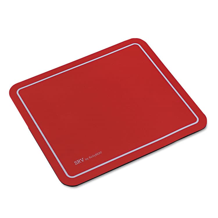 KELLY COMPUTER SUPPLIES SRV Optical Mouse Pad, 9 x 7.75, Red (KCS81108)