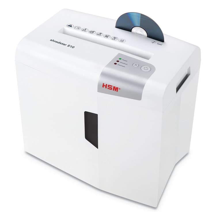 HSM OF AMERICA, LLC shredstar S10 Strip-Cut Shredder, 10 Manual Sheet Capacity (HSM1042W) thumbnail 2