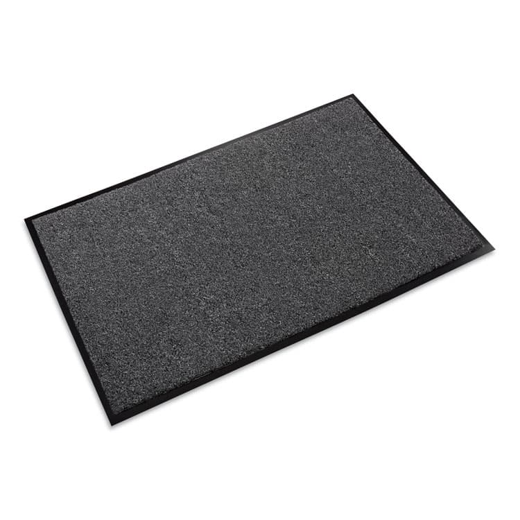 CROWN MATS & MATTING Rely-On Olefin Indoor Wiper Mat, Rectangular, Charcoal Gray Cut Pile Surface, 36" x 48" (CWNGS0034CH)
