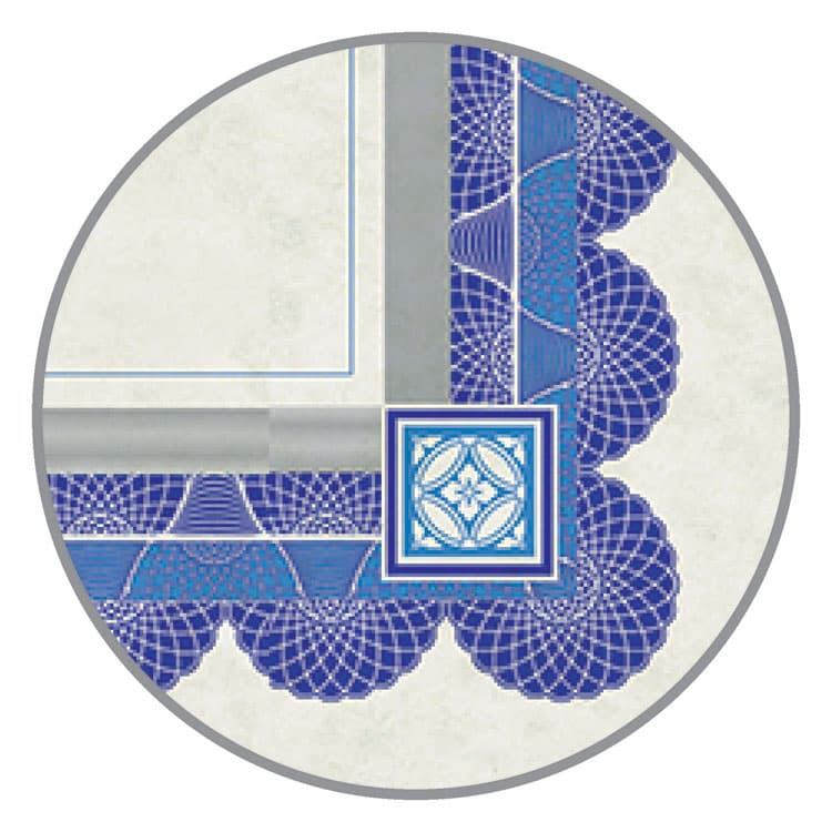 SOUTHWORTH CO. Parchment Certificates, Academic, 8.5 x 11, Ivory with Blue/Silver Foil Border, 15/Pack (SOUCT1R) thumbnail 2
