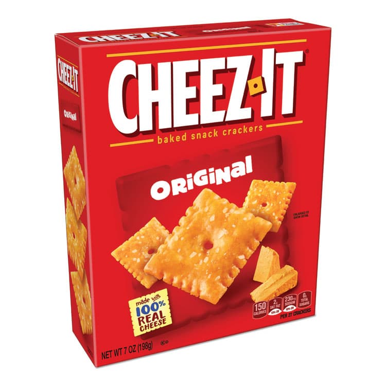 KELLOGG'S Cheez-it Crackers, Original, 48 oz Box (KEB827695)