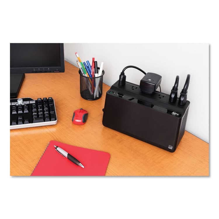 AMERICAN POWER CONVERSION Smart-UPS 425 VA Battery Backup System, 6 Outlets, 120 VA, 180 J (APWBE425M) thumbnail 4