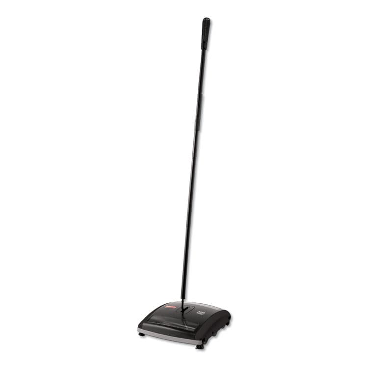 RUBBERMAID COMMERCIAL PROD. Brushless Mechanical Sweeper, 44" Handle, Black/Yellow (RCP421588BLA)