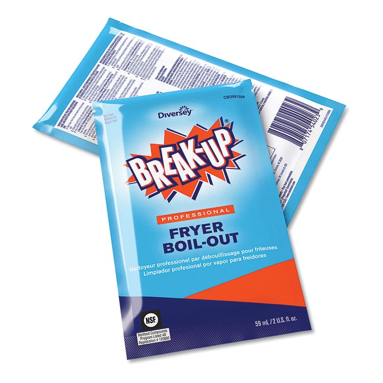 DIVERSEY Fryer Boil-Out, Ready to Use, 2 oz Packet, 36/Carton (DVOCBD991209)