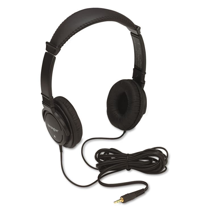 ACCO BRANDS, . Hi-Fi Headphones, Plush Sealed Earpads, Black (KMW33137)