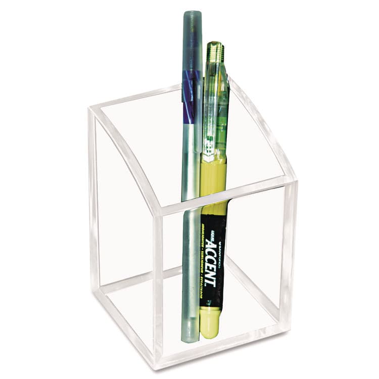 KANTEK . Acrylic Pencil Cup, 2.8 x 2.8 x 4, Clear (KTKAD20)
