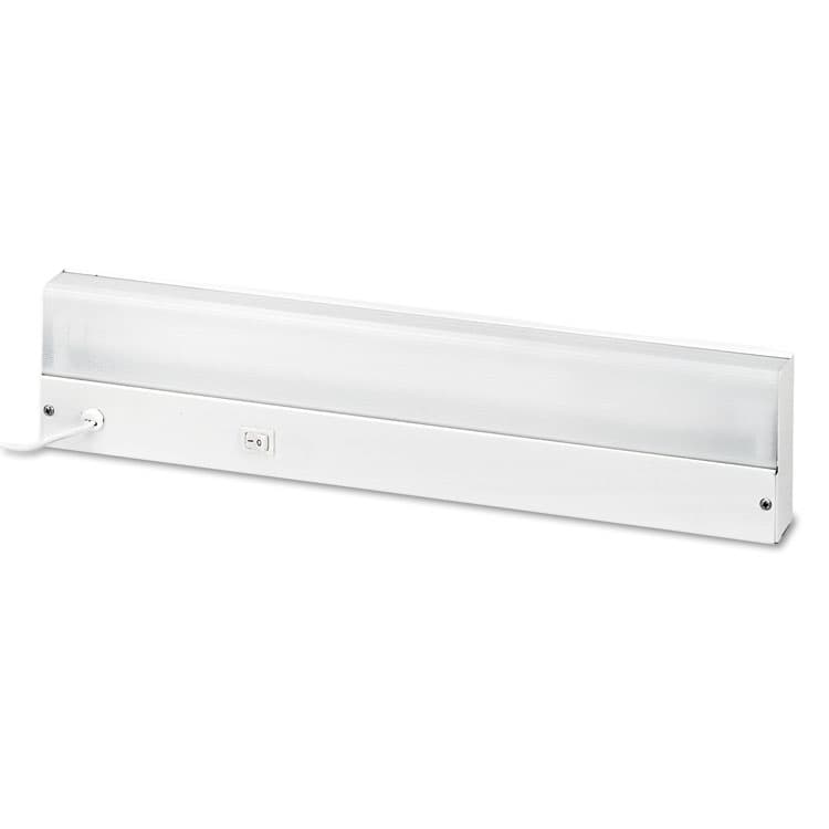 LEDU CORP. Low-Profile Under-Cabinet LED-Tube Light Fixture with (1) 9 W LED Tube, Steel Housing, 18.25" x 4" x 1.75", White (LEDL9011) thumbnail 3