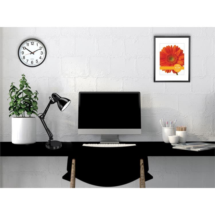 ALERA Architect Desk Lamp, Adjustable Arm, 6.75w x 11.5d x 22h, Black (ALELMP603B) thumbnail 4