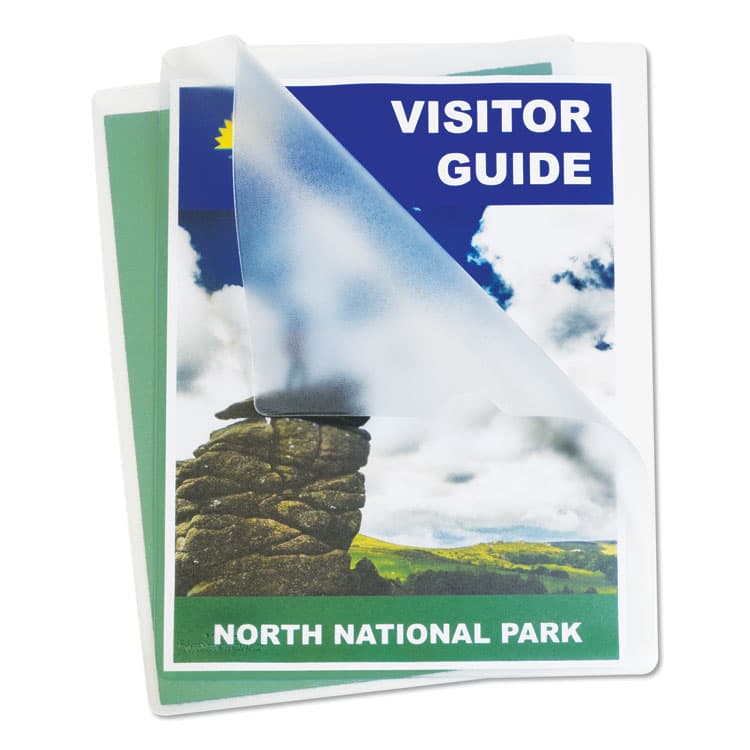 C-LINE PRODUCTS, Deluxe Vinyl Project Folders, Letter Size, Clear, 50/Box (CLI62138) thumbnail 3