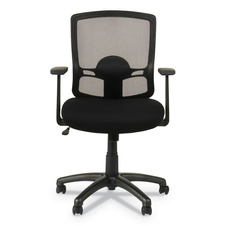ALERA Alera Etros Series Mesh Mid-Back Chair, Supports Up to 275 lb, 18.03" to 21.96" Seat Height, Black (ALEET42ME10B)