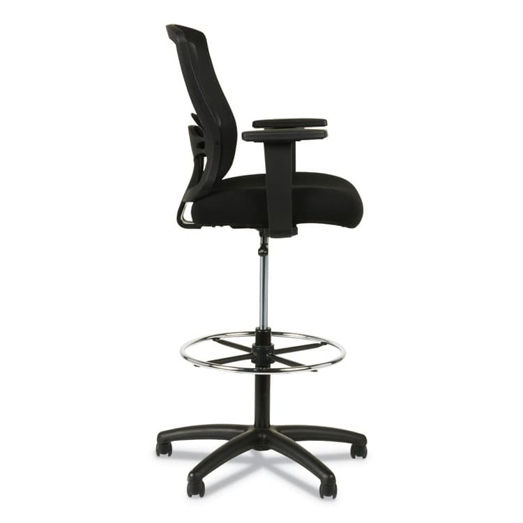 ALERA Alera Etros Series Mesh Stool, Supports Up to 275 lb, 25.19" to 35.23" Seat Height, Black (ALEET4614) thumbnail 4