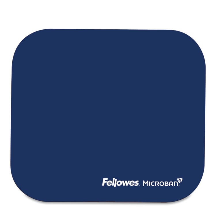 FELLOWES MFG. CO. Mouse Pad with Microban Protection, 9 x 8, Navy (FEL5933801)