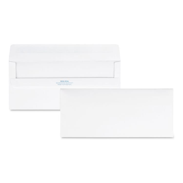 QUALITY PARK PRODUCTS Redi-Seal Envelope, #10, Commercial Flap, Redi-Seal Adhesive Closure, 4.13 x 9.5, White, 500/Box (QUA11118)