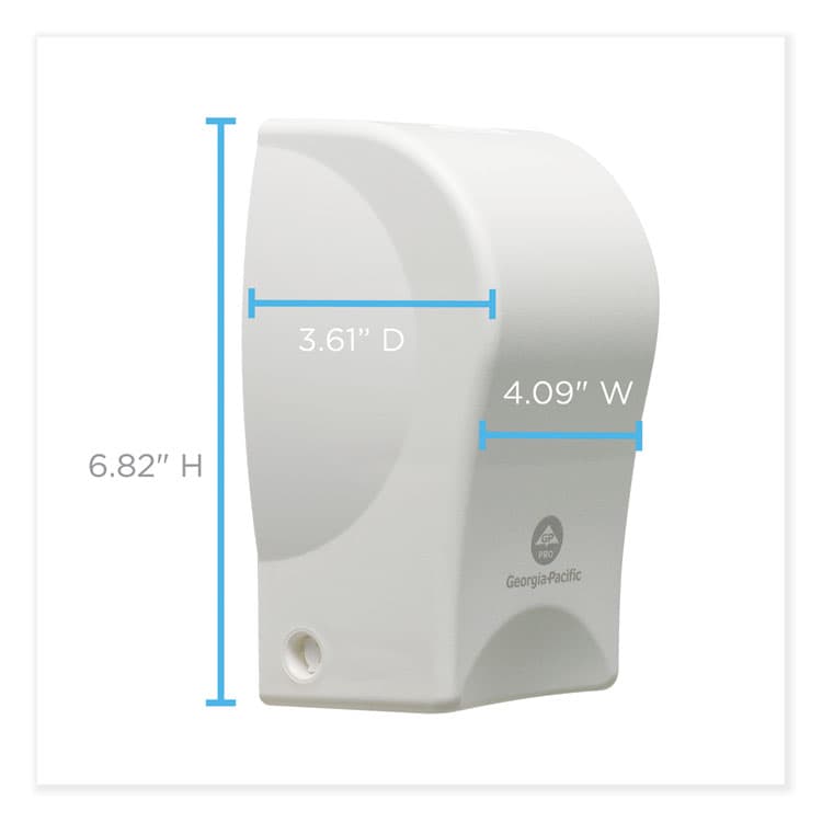 GEORGIA PACIFIC ActiveAire Powered Whole-Room Freshener Dispenser, 4.38" x 4" x 7.81'', White (GPC53287A) thumbnail 2