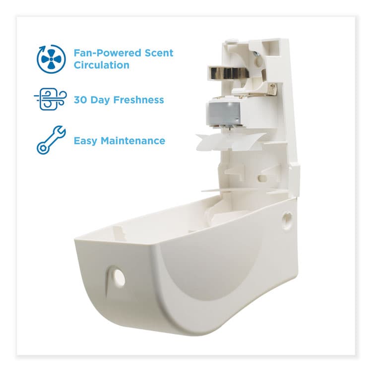 GEORGIA PACIFIC ActiveAire Powered Whole-Room Freshener Dispenser, 4.38" x 4" x 7.81'', White (GPC53287A) thumbnail 3