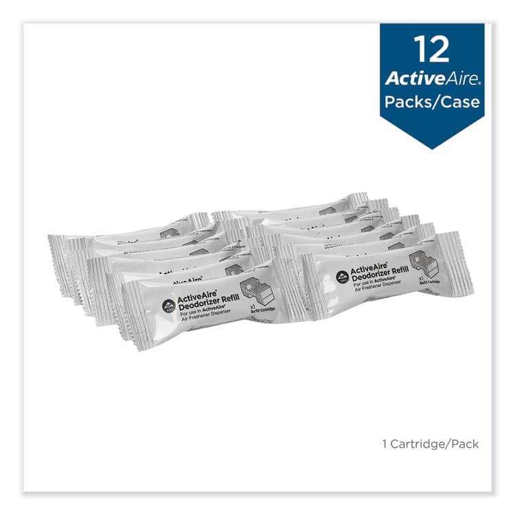 GEORGIA PACIFIC ActiveAire Automated Freshener Dispenser Refill, Coastal Breeze, Cartridge, 12/Carton (GPC48250) thumbnail 3