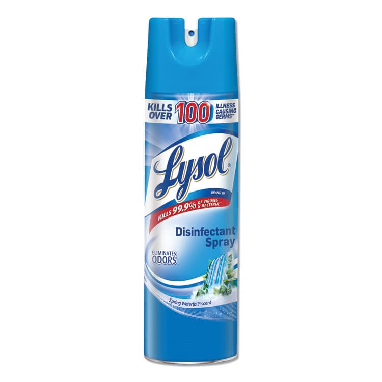 RECKITT BENCKISER Disinfectant Spray, Spring Waterfall Scent, 19 oz. Aerosol Spray (RAC79326)