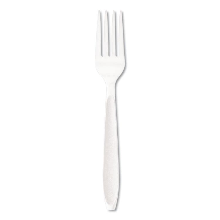 DART Impress Heavyweight Full-Length Polystyrene Cutlery, Fork, Plastic, White, 1,000/Carton (SCCHSWF0007)