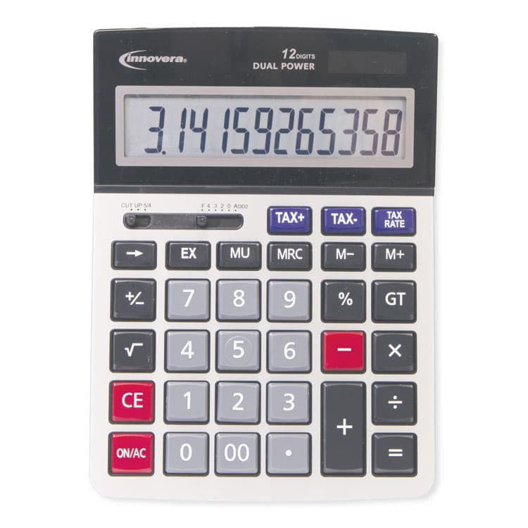 INNOVERA 15975 Large Display Calculator, 12-Digit LCD (IVR15975)