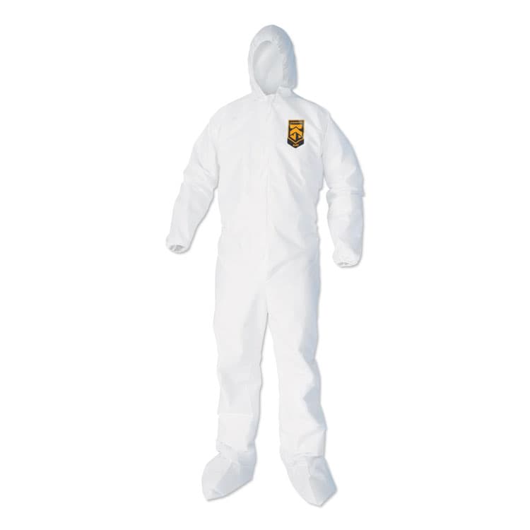 KIMBERLY-CLARK PROFESSIONAL A45 Prep and Paint Coveralls, White, Large, 25/Carton (ANS41515)