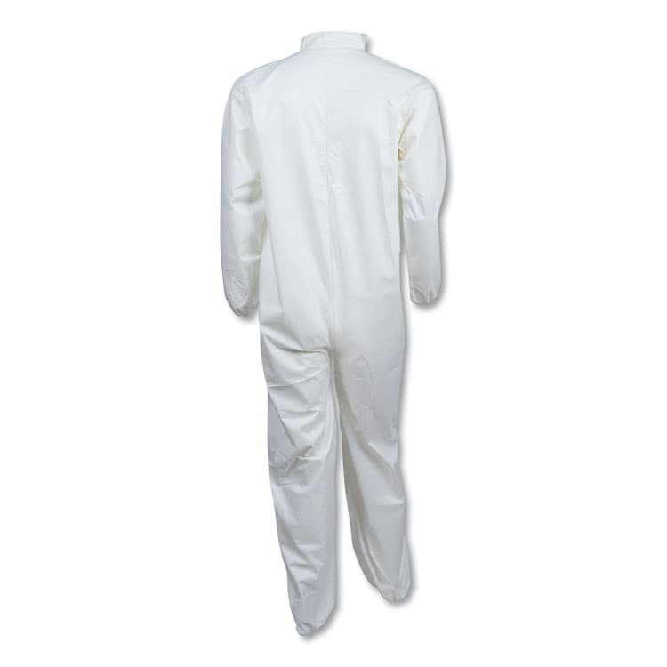 KIMBERLY-CLARK PROFESSIONAL A40 Elastic-Cuff and Ankles Coveralls, 4X-Large, White, 25/Carton (ANS44317) thumbnail 4