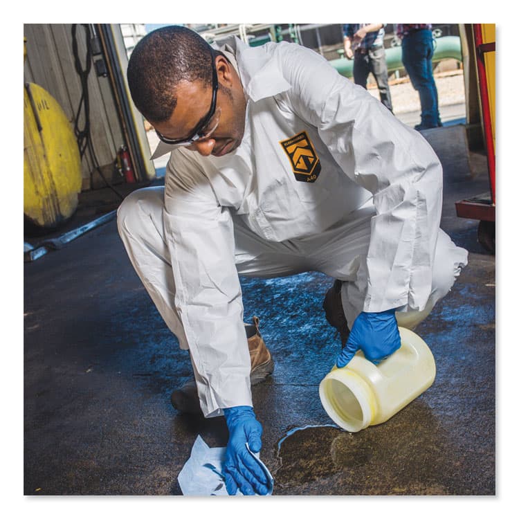 KIMBERLY-CLARK PROFESSIONAL A40 Coveralls, Medium, White, 25/Carton (ANS44302) thumbnail 3