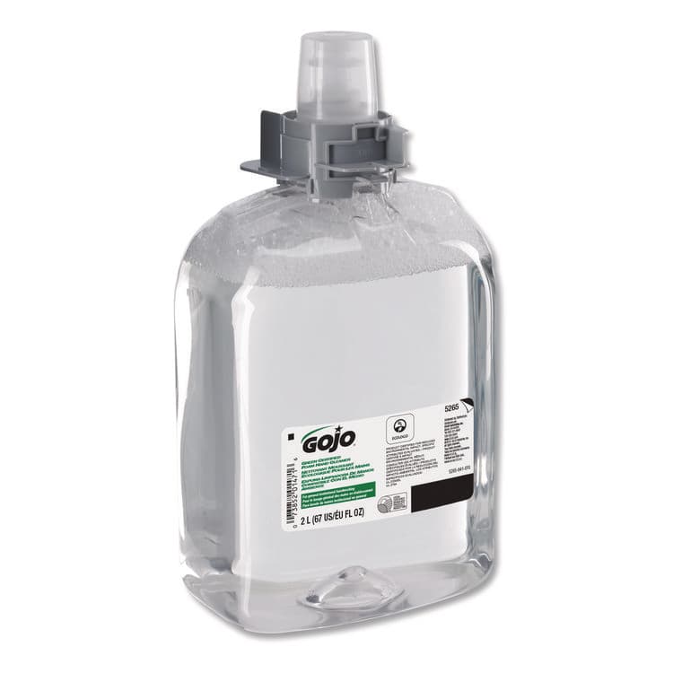 GO-JO INDUSTRIES Green Certified Foam Hand Cleaner, Refill for GOJO FMX-20 Push-Style Dispenser, Unscented, 2,000 mL, 2/Carton (GOJ526502) thumbnail 2