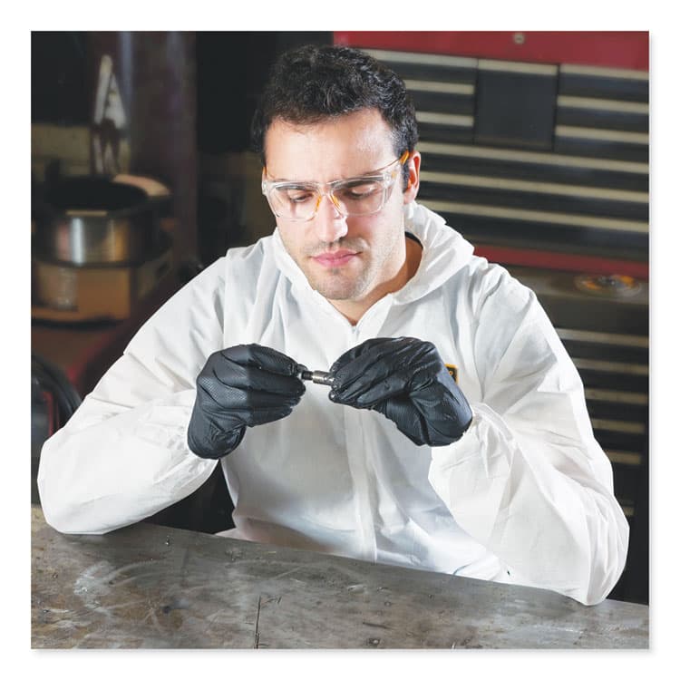 KIMBERLY-CLARK PROFESSIONAL A20 Breathable Particle Protection Coveralls, Zipper Front, Large, White (ANS49113) thumbnail 3