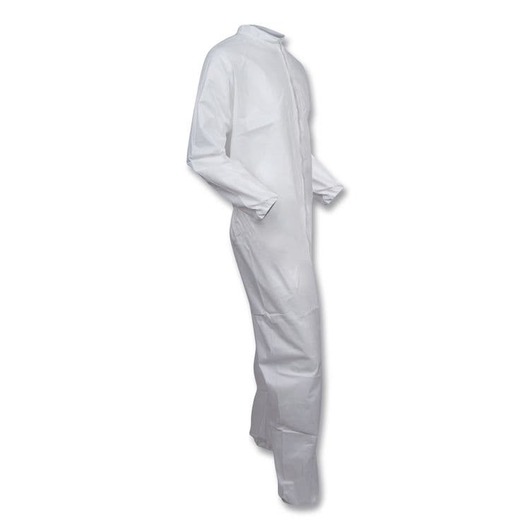 KIMBERLY-CLARK PROFESSIONAL A40 Coveralls, 4X-Large, White, 25/Carton (ANS44307) thumbnail 2