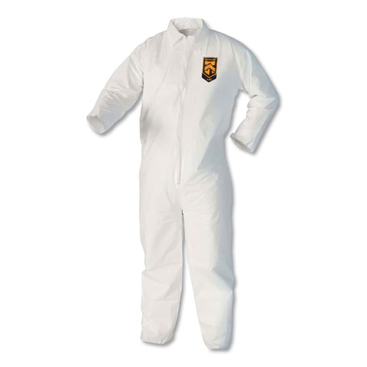 KIMBERLY-CLARK PROFESSIONAL A40 Coveralls, X-Large, White (ANS44304)