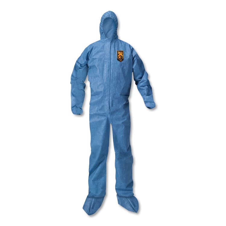 KIMBERLY-CLARK PROFESSIONAL A20 Breathable Particle Protection Coveralls, X-Large, Blue, 24/Carton (ANS58524)