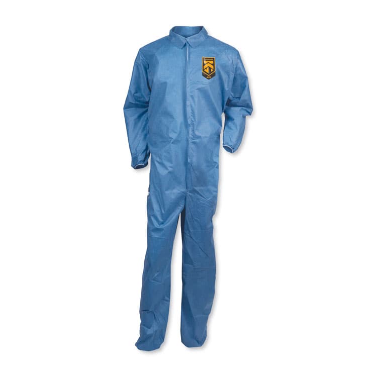 KIMBERLY-CLARK PROFESSIONAL A20 Breathable Particle Protection Coveralls, Large, Blue, 24/Carton (ANS58503)