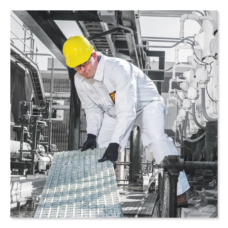 KIMBERLY-CLARK PROFESSIONAL A30 Elastic Back and Cuff Coveralls, 4X-Large, White, 25/Carton (ANS46102) thumbnail 2