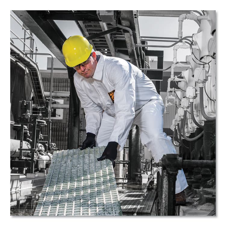 KIMBERLY-CLARK PROFESSIONAL A30 Elastic Back and Cuff Coveralls, 4X-Large, White, 21/Carton (ANS46107) thumbnail 2