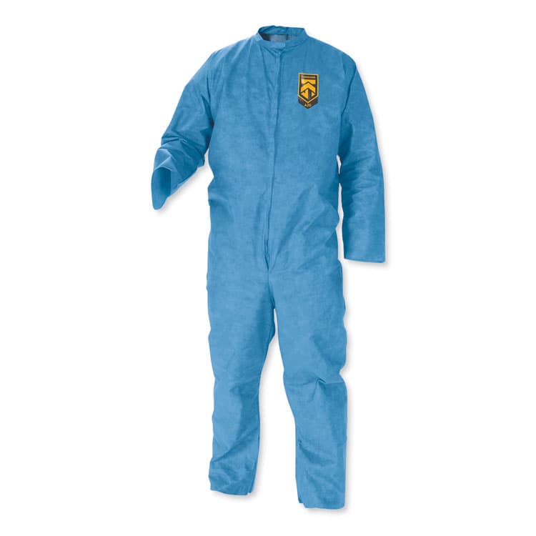 KIMBERLY-CLARK PROFESSIONAL A20 Breathable Particle Protection Coveralls, Medium, Blue, 24/Carton (KCC58532)