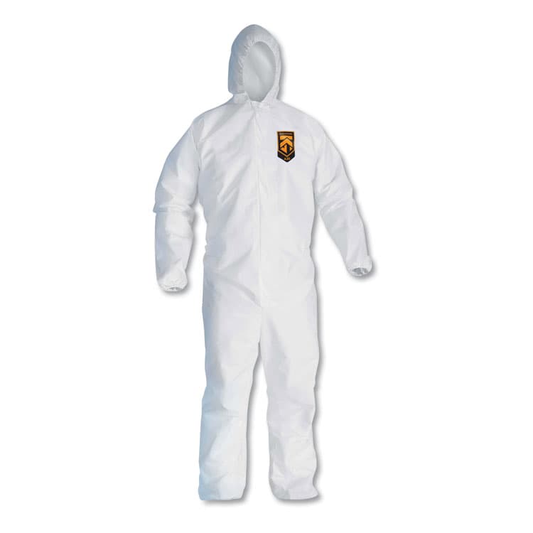 KIMBERLY-CLARK PROFESSIONAL A20 Breathable Particle Protection Coveralls, Zip Closure, 2X-Large, White (ANS49115)