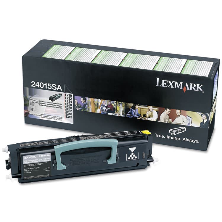 LEXMARK INT'L, . 24015SA Return Program Toner, 2,500 Page-Yield, Black (LEX24015SA)