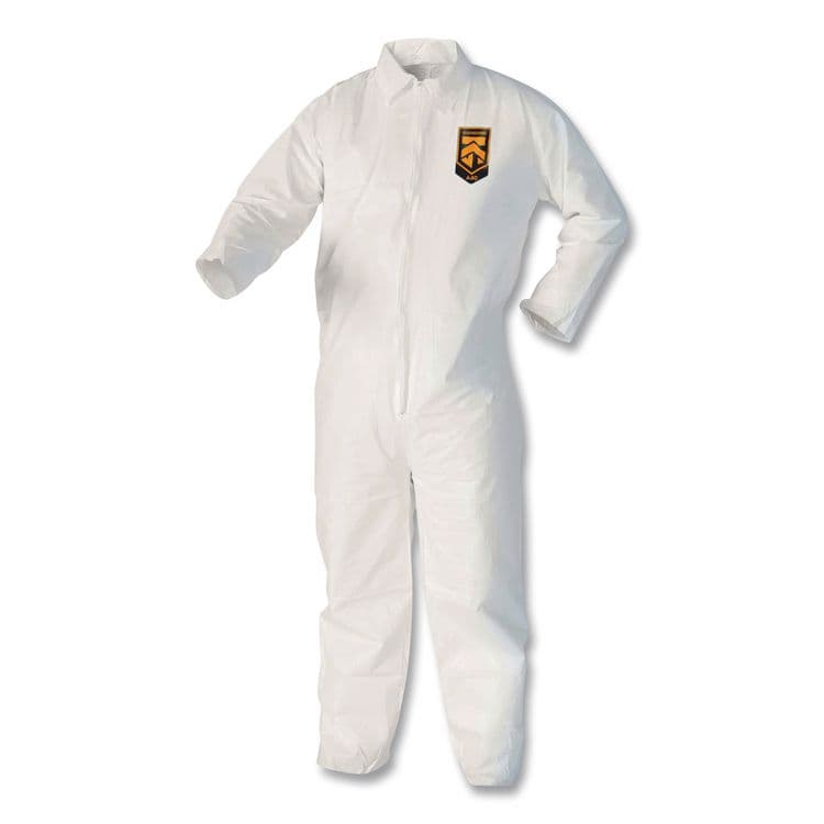 KIMBERLY-CLARK PROFESSIONAL A40 Coveralls, 4X-Large, White, 25/Carton (ANS44307)