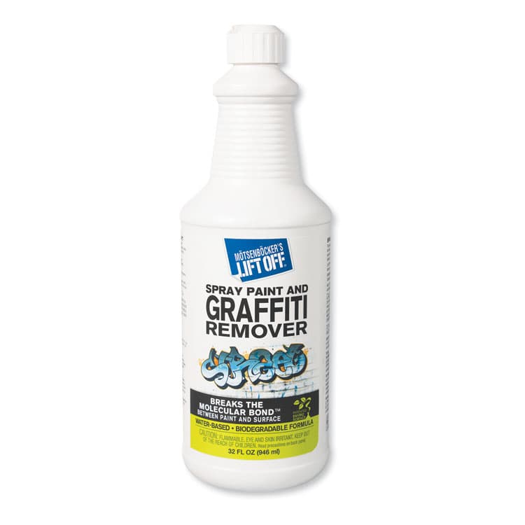 MOTSENBOCKER'S 4 Spray Paint Graffiti Remover, 32oz, Bottle, 6/Carton (MOT41103)