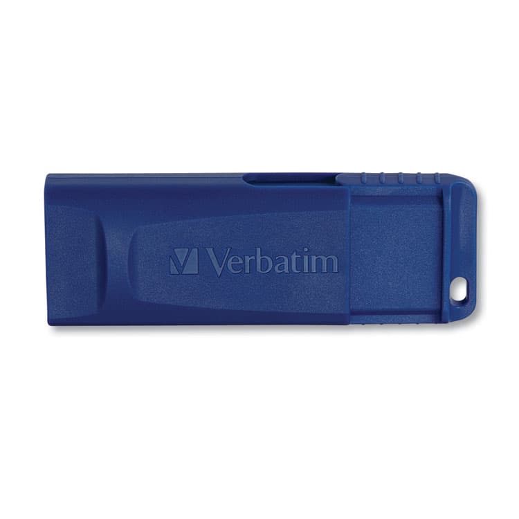 VERBATIM CORPORATION Classic USB 2.0 Flash Drive, 32 GB, Blue (VER97408)