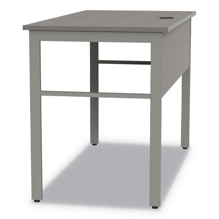 LINEA ITALIA Urban Series Desk Workstation, 47.25" x 23.75" x 29.5", Ash (LITUR600ASH) thumbnail 2