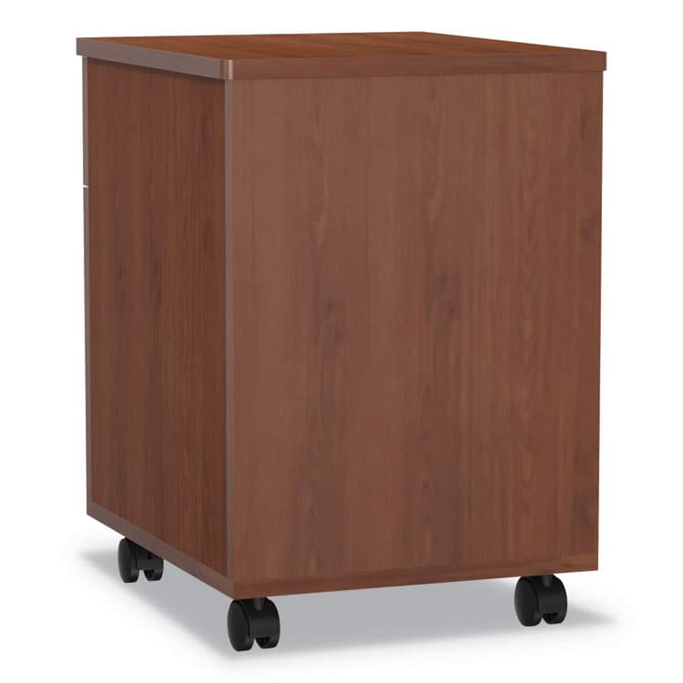 LINEA ITALIA Trento Line Mobile Pedestal File, Left or Right, 2-Drawers: Box/File, Legal/Letter, Cherry, 16.5" x 19.75" x 23.63" (LITTR752CH) thumbnail 3