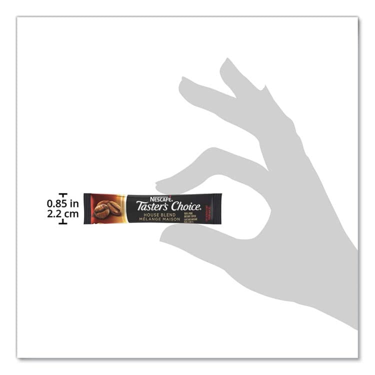 NESTLE Taster's Choice House Blend Instant Coffee, 0.1oz Stick, 6/Box, 12Box/Carton (NES32486) thumbnail 3