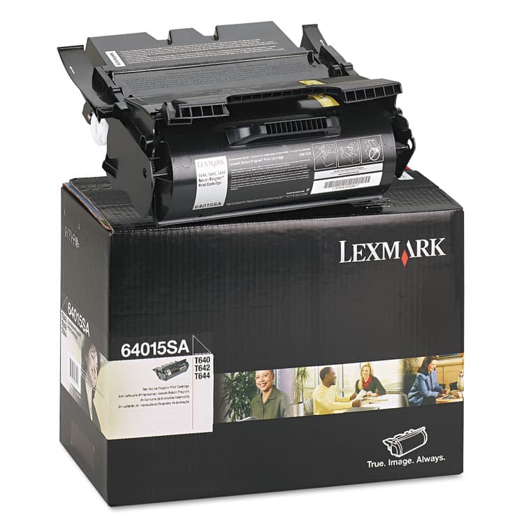 LEXMARK INT'L, . 64015SA Return Program Toner, 6,000 Page-Yield, Black (LEX64015SA) thumbnail 2